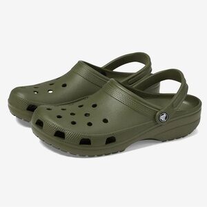 Crocs Classic Clogs Army Green Size 8